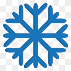 Emojione1 2744 - Simple Snowflake Silhouette