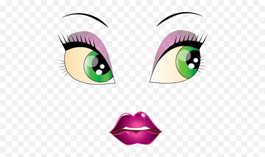 Pretty Face Smiley Emoticon Clipart I2clipart - Royalty Png Pretty Face Emoji,Eyelash Emoji