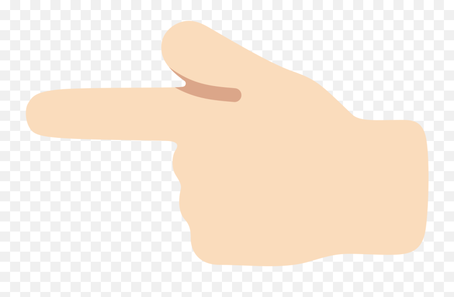 Fileemoji U1f448 1f3fbsvg - Wikimedia Commons Sign Language,Emoji Finger Pointing