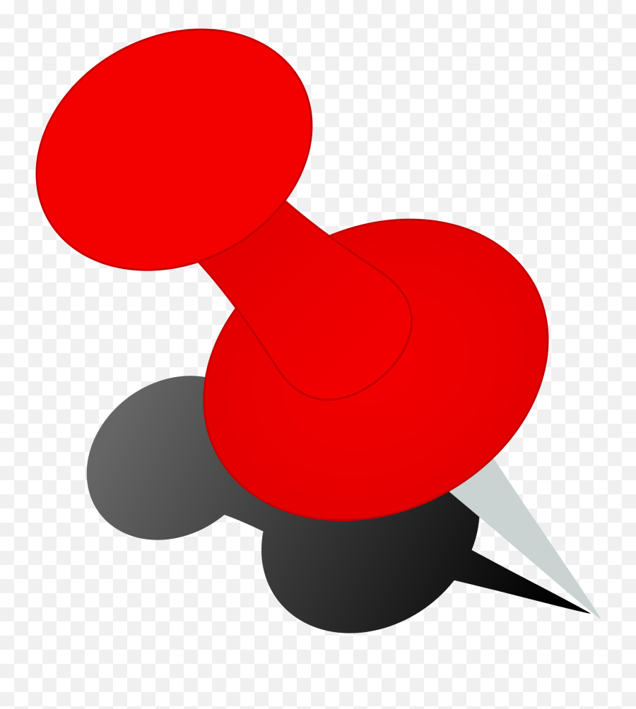 Pushpin Vector Round Transparent Png - Thumbtack Clipart Emoji,Pushpin Emoji