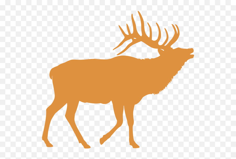 Elk Clipart Mule Deer - Elk Vector Emoji,Deer Hunting Emoji