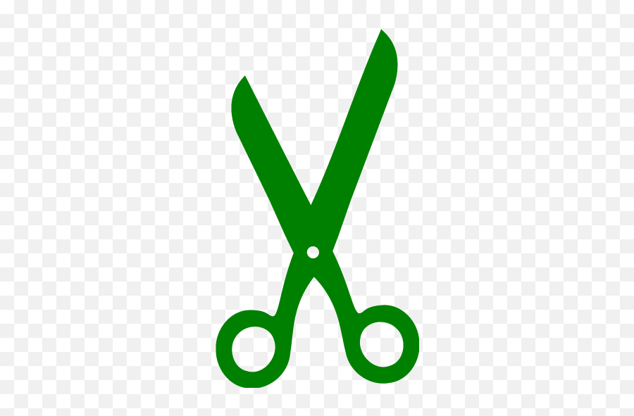 Green Scissors 6 Icon - Scissors Png Emoji,Scissor Emoticon