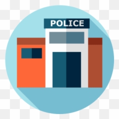 Vectors Graphics Psd Files - Police Station Logo Png Emoji