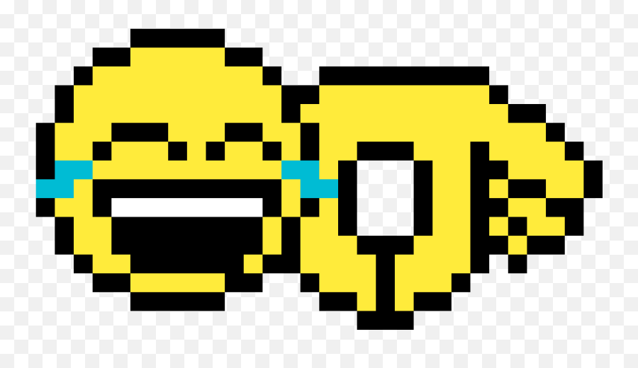 Pixilart - Pixel Boo Emoji,Crying Emoji Text