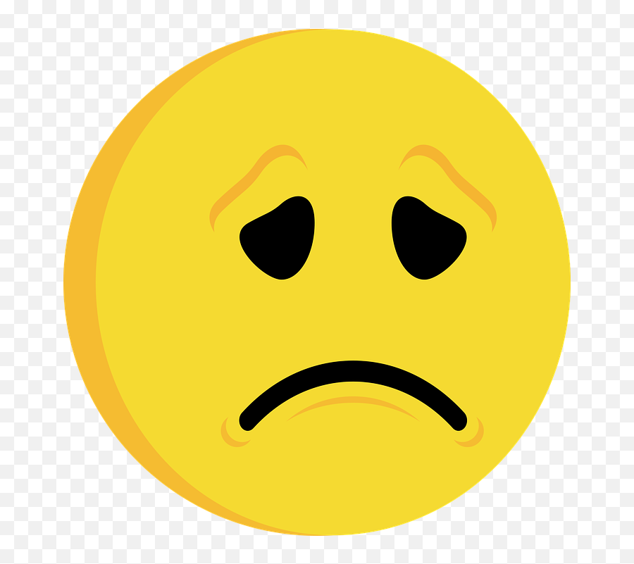 Sad Face Unhappy - Sad Emotion Emoji,Emotions Face