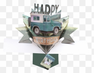 Second Nature Pop Ups - Happy Birthday Land Rover Emoji