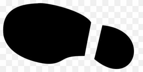 Free Right Arrow Vectors - Shoe Print Clipart Png Emoji
