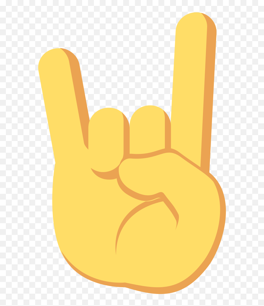 Emojione 1f918 - Rock On Emoji Png,Metal Emoji