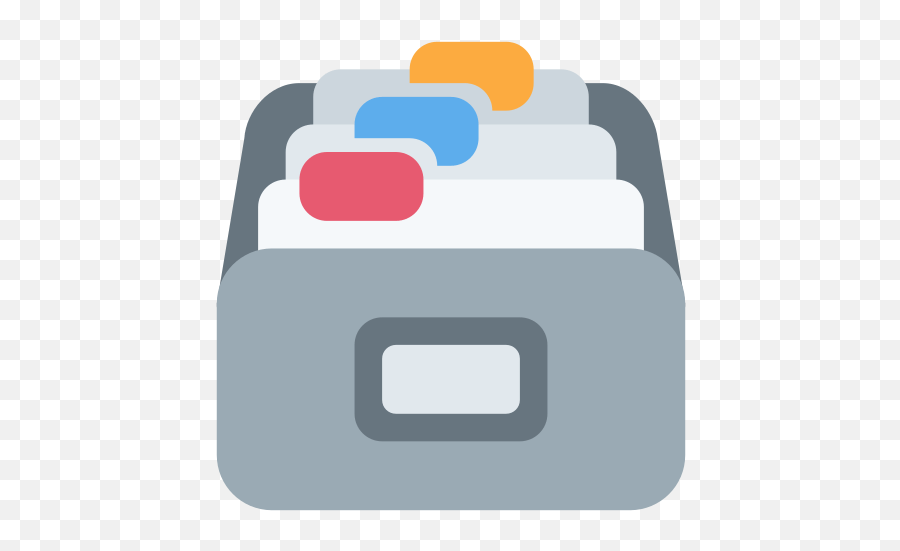 Card File Box Emoji Meaning With Pictures - File Emoji,Gas Emoji