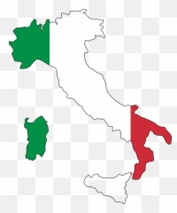Italy Flag Map Geography Europe - Png Emoji