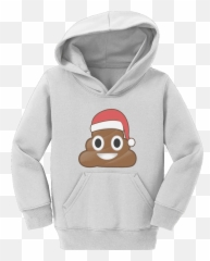 Christmas Poo Emoji - Hoodie,Hail Emoji