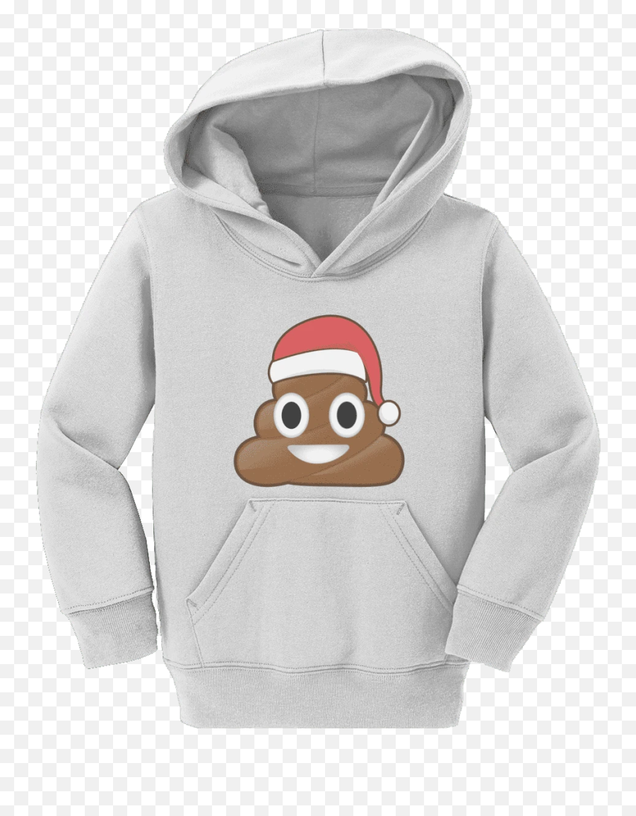 Christmas Poo Emoji - Hoodie,Hail Emoji
