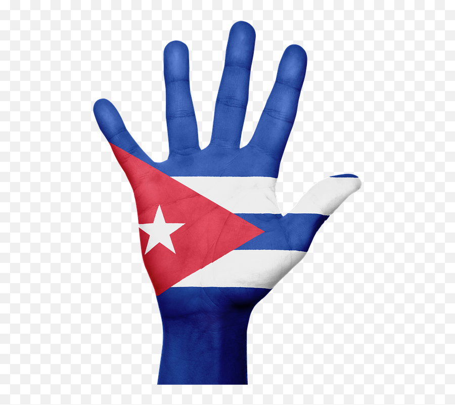 Cuba Flag Wallpapers - Cuban Flag On Hand Emoji,Cuban Flag Emoji