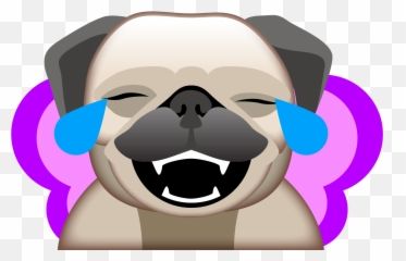 What Is Snapchat - Pug Emoji,Shaking My Head Emoji