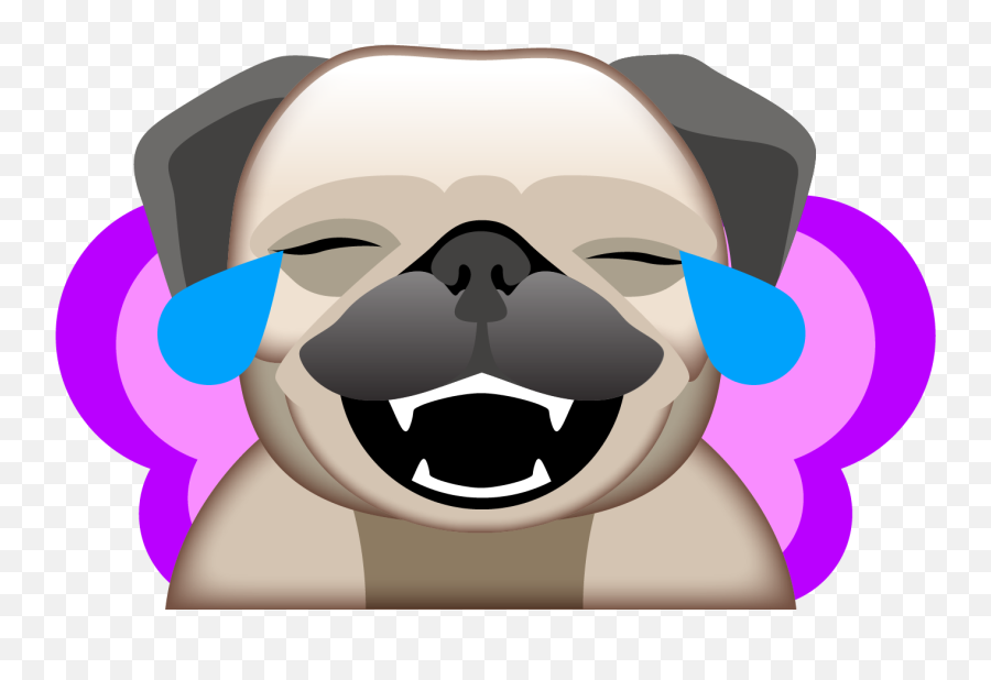 What Is Snapchat - Pug Emoji,Shaking My Head Emoji