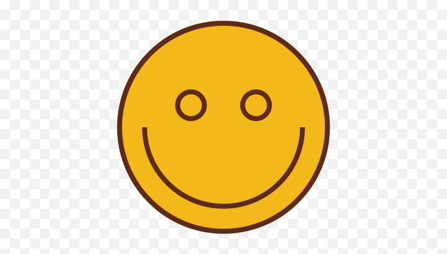 Emoji Icon Of Colored Outline Style - Smiley Face Sticker,Emoji 57