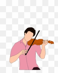 Free Concert Music Vectors - Orang Main Violin Emoji