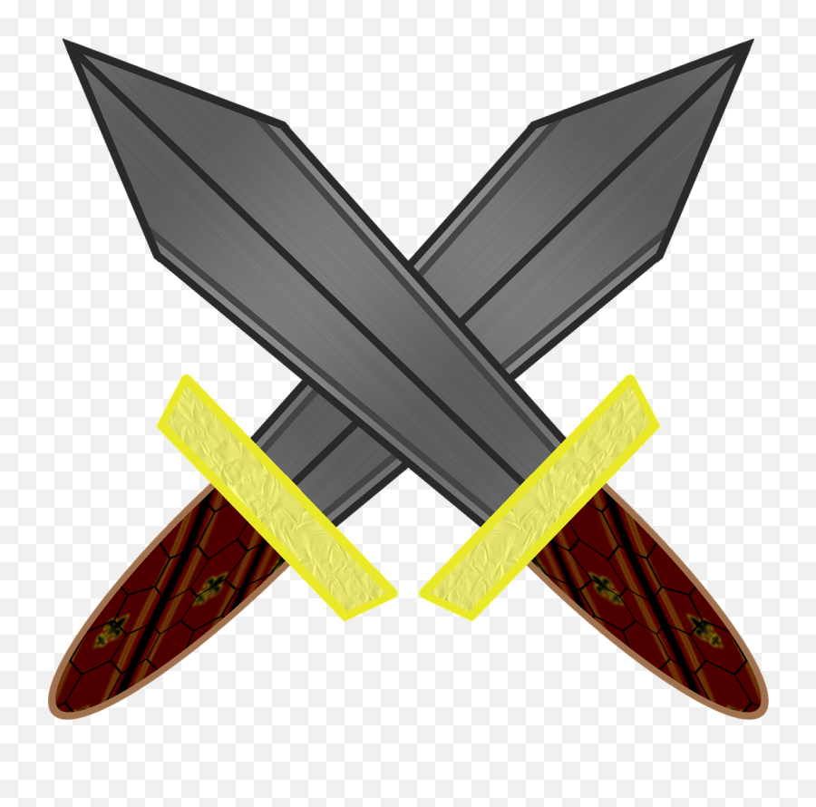 Swords Weapon Medieval Knight - Knight Medieval Sword Cartoon Emoji,Crossed Sword Emoji