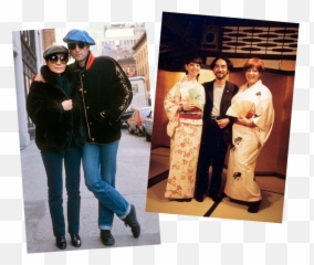 The Rise And Fall Of Charivari The - John Lennon And Yoko Ono Emoji,Question Mark Jeans Emoji