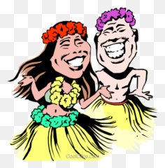 Hula Girl Clipart At Getdrawings - Hawaiian Art Emoji