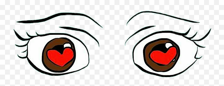 Ojos Corazon - Clip Art Emoji,Emoji Ojos De Corazon