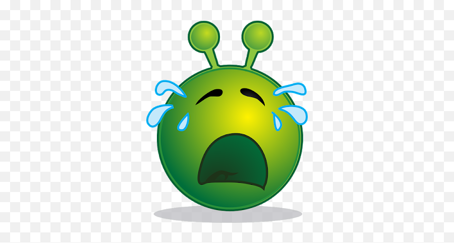 Emotion - Sad Alien Face Emoji,Weed Emojis
