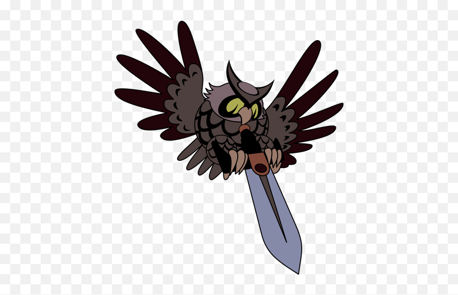 Owl With Sword - Owl With A Sword Emoji,Samurai Sword Emoji