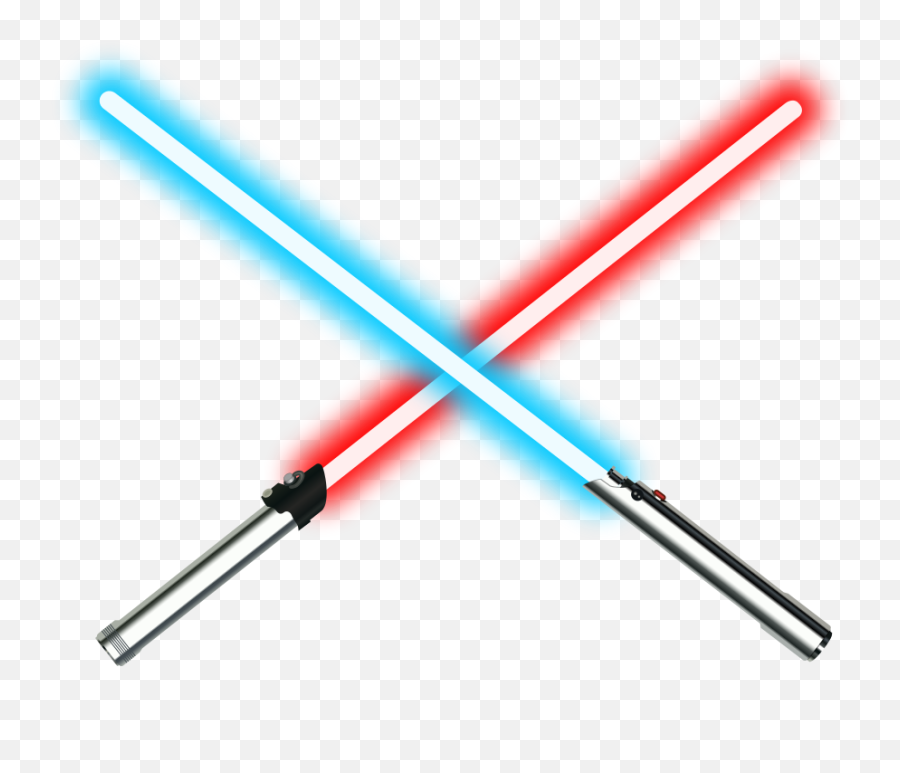 Dueling Lightsabers - Star Wars Lightsaber Png Emoji,Star Wars Emoji