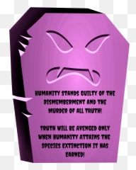 to shatter The Matrix of - Blank Tombstone Clipart Emoji