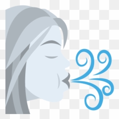 Wind Emoji Png Picture - Blowing