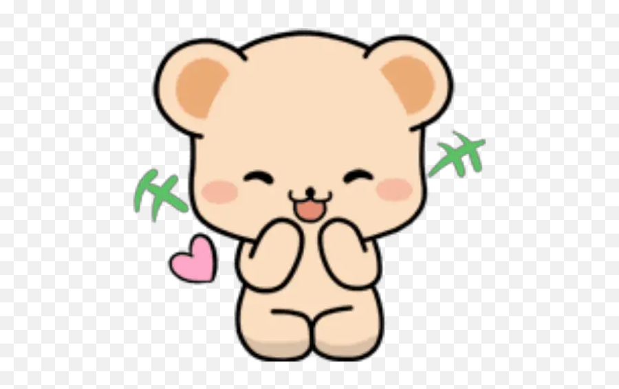 Bebee Tiny Bear Emoji - Whatsapp Clip Art,Bear Emoji Png