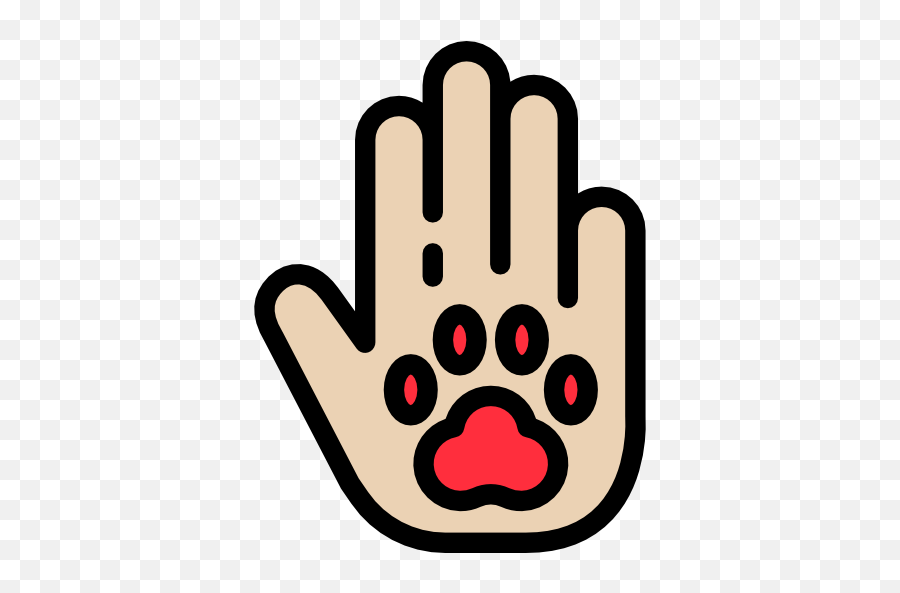 Paw Print Icon At Getdrawings - Paws And Hand Transparent Background Emoji,Dog Print Emoji