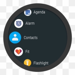 Create lists on Wear Android Developers - Circular Layout Emoji