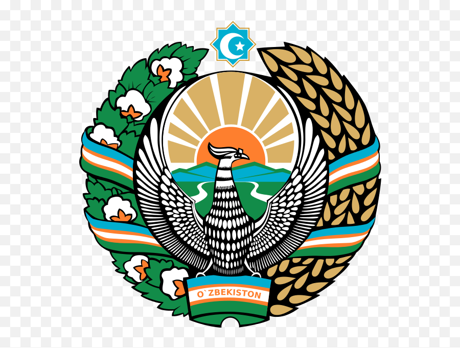 Coat Of Arms Of Uzbekistan Emoji,Uzbekistan Flag Emoji