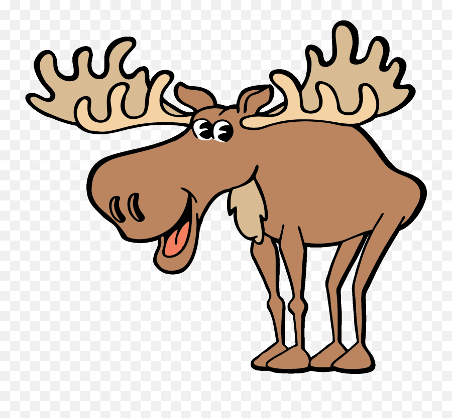 Clipart Reindeer Moose Head Clipart - Moose Clipart Emoji,Moose Emoji