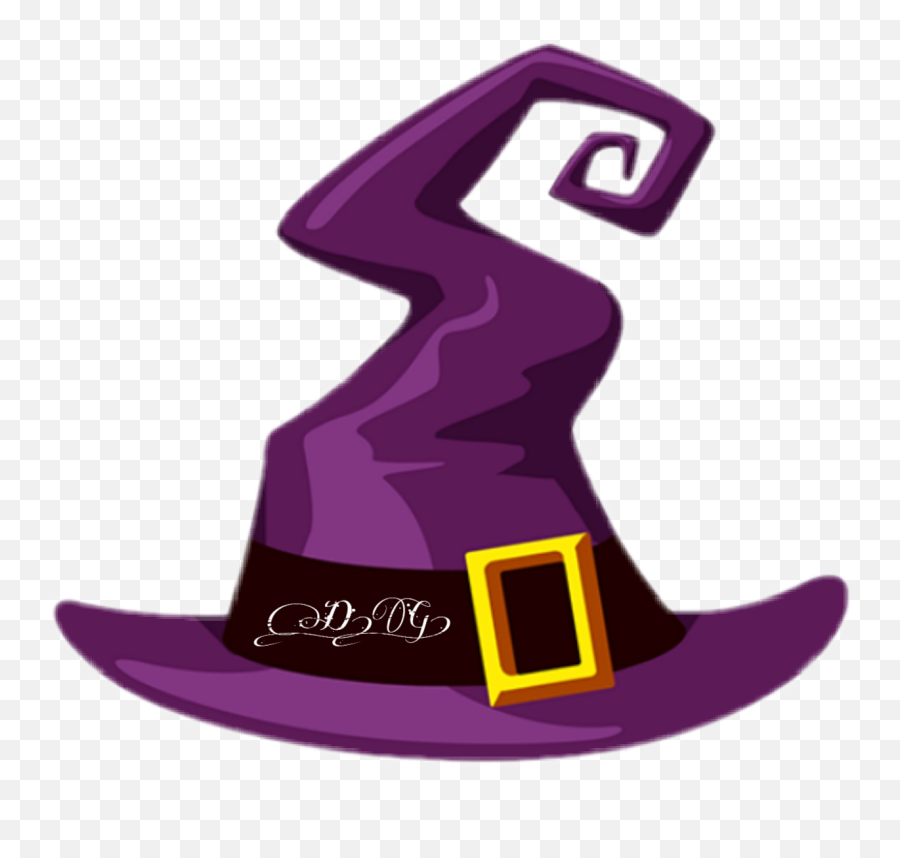 Halloween Hat Witch Sticker - Costume Hat Emoji,Witch Hat Emoji