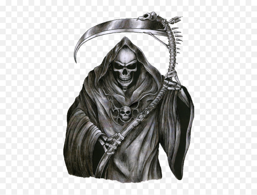 Grim Reaper Psd Official Psds - Grim Reaper Tattoo Emoji,Grim Reaper Emoji