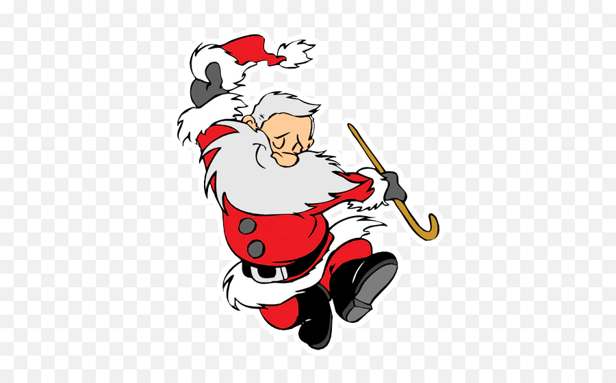 Christmas Pack - Dancing Santa Cartoon Emoji,Santa Emoji Iphone