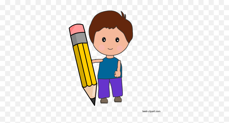 Free Pencil Clip Art - Story Of The Pencil By Paulo Coelho Emoji,Boy And Girl Holding Hands Emoji