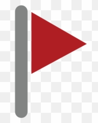 Triangular Flag On Post Emoji For Facebook Email Sms - Graphic Design,Puerto Rico Flag Emoji