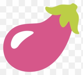 Eggplant Emoji - Veiny Eggplant Emoji - free transparent emoji