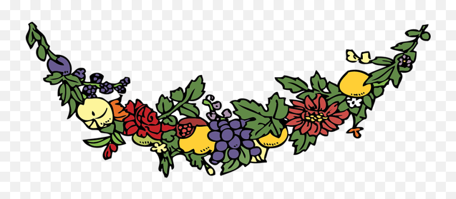 Free Wine Alcohol Vectors - Flower Garland Clipart Png Emoji,Relaxed Emoticon