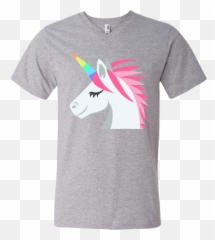 Unicorn Face Emoji Mens V