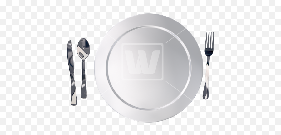 Plate And Fork Png Picture - Eating Plate Png Emoji,Dinner Plate Emoji