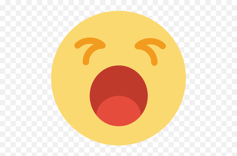 Emoticons Yawn Open Face Faces Interface Eyes Mouth - Yawn Emoji,Open Eye Laughing Emoji
