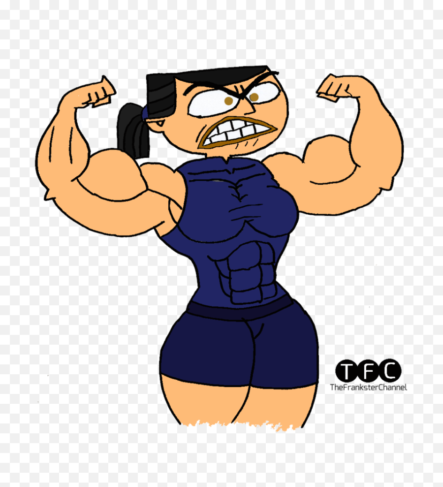 Gym Clipart Muscle Arm Gym Muscle Arm Transparent Free For - Total Drama Island Muscle Girl Emoji,Flexing Arm Emoji