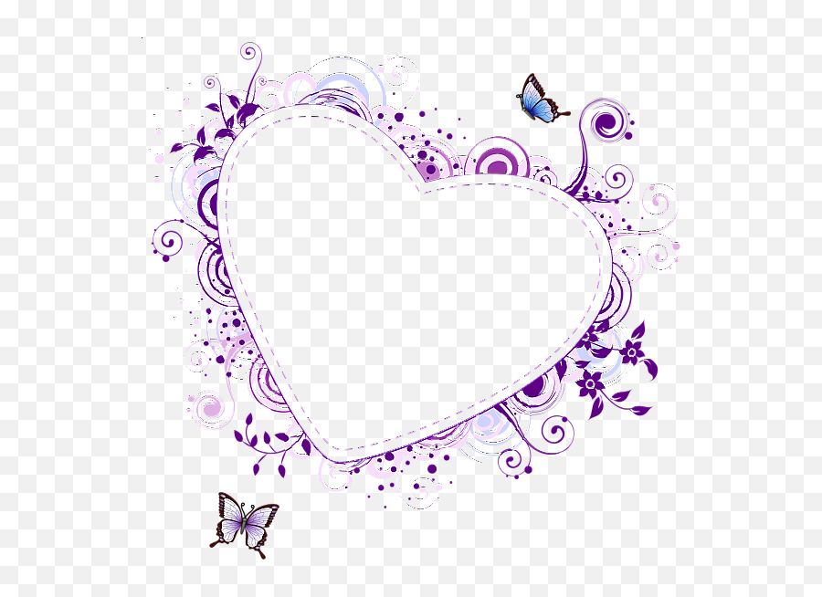 Purple Heart Transparent Frame - Transparent Background Purple Heart Emoji,Lotr Emoji