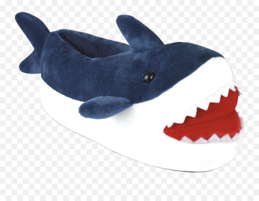Slippers Mules Bedroom Fun Novelty - Shark Slippers Emoji,Emoticon Slippers