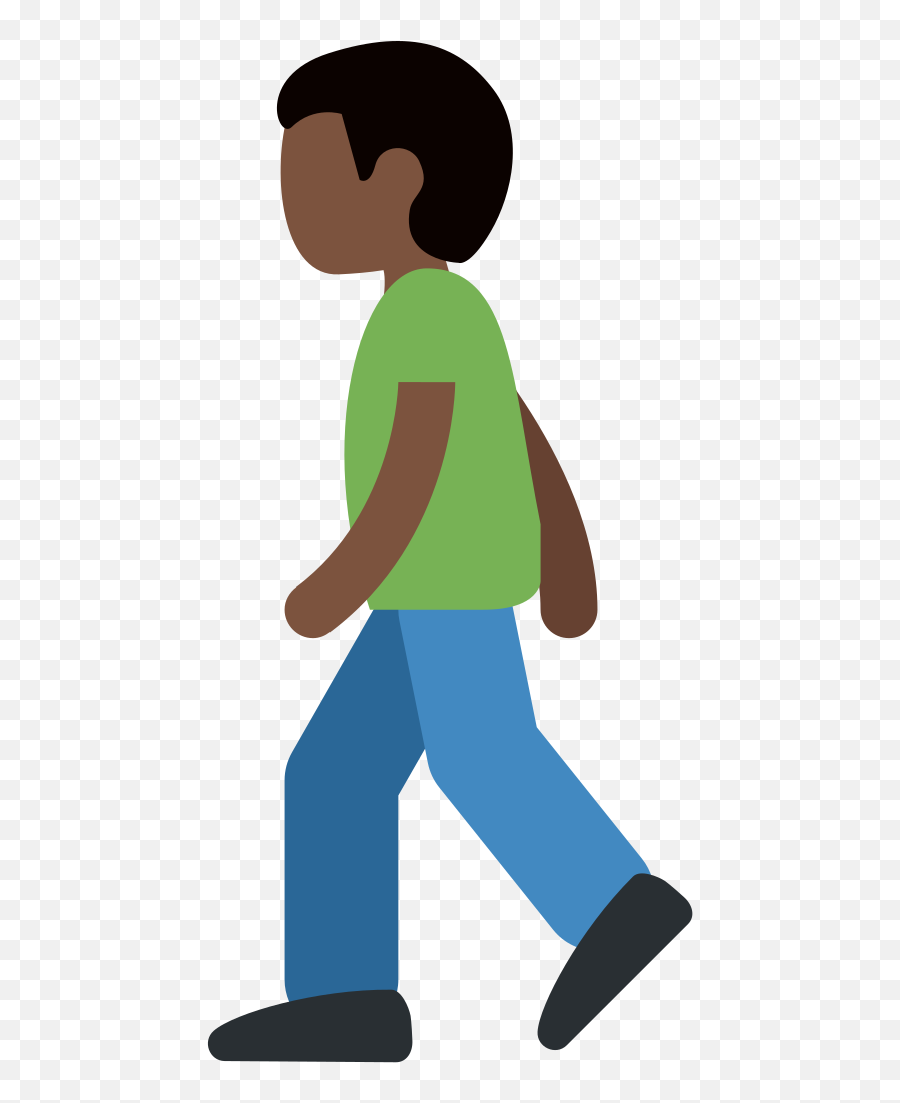 Twemoji2 1f6b6 - Persons Walking Clip Art Emoji,Break A Leg Emoji