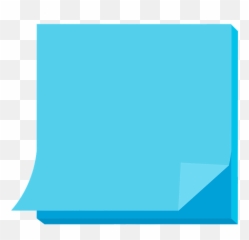 Post It Sticky Note - Blue Sticky Note Png Emoji,Emoji Post It Notes